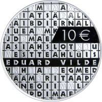 ESTONIA  2015 -10 EURO -  150TH ANNIVERSARY OF THE BURTH OF EDUARD VILDE 