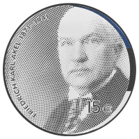 ESTONIA 15 EURO 2021 - 150th Anniversary of Friedrich Karl Akel