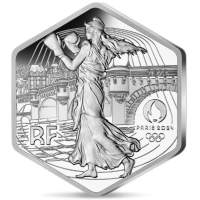 FRANCE 10 EURO 2023 - Paris 2024 Olympic Games - Sower Practice Pugilism - silver