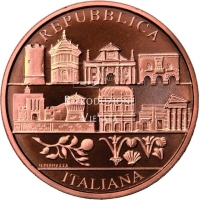 ITALY 5 euro 2023 - Italian Cultural Capitals - Bergamo and Brescia