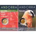Andorra 2 euro BU mündikaart 2025 – Games of the Small States of Europe + Habe-raisakotkas