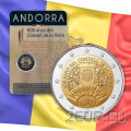 Andorra 2 euro BU mündikaart 2019 - Consell de La Terra 600 aastat