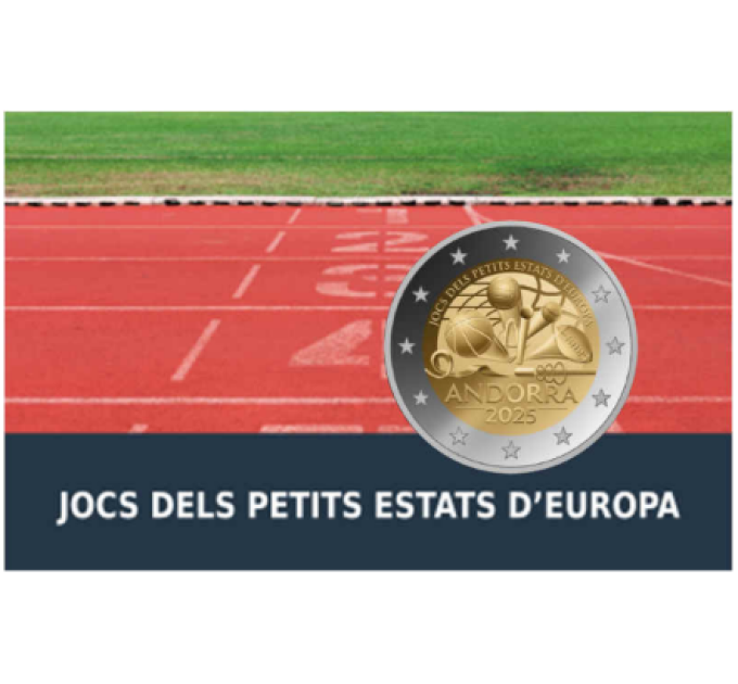 Andorra 2 euro proof 2025 – Games of the Small States of Europe