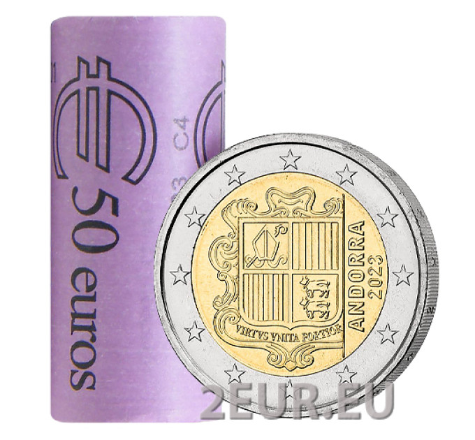 Andorra 2-eurone rull 2023