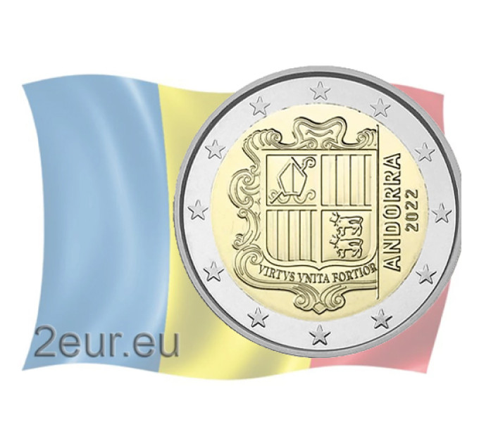 Andorra 2€ UNC 2022 - Vapp