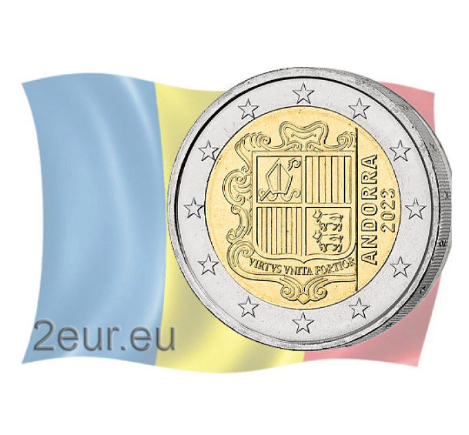 Andorra 2€ UNC 2023 - Vapp