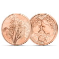 Austria 10-eurone münt 2024 – Violetne