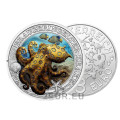 Австрия 3 euro 2022 - Яркая Морская Жизнь - Синекольчатый осьминог