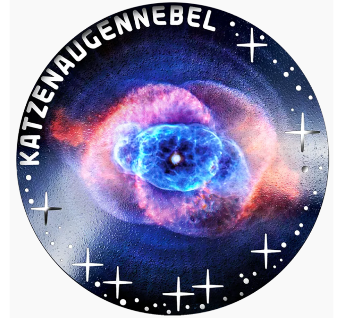 Austria 20 eurot Hõbemünt 2026 – Kaardistamata universum – Kassisilma udukogu
