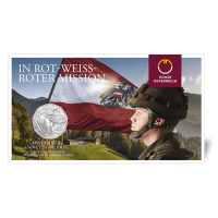 Austria 5 eurot Hõbemünt 2015 – Austria relvajõud
