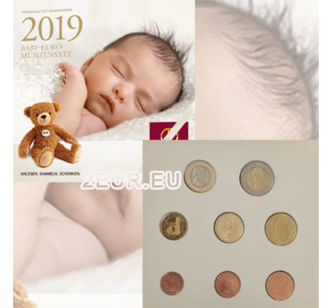 Austria Euromüntide komplekt BU 2019 - BEEBIMÜNTI KOMPLEKTID