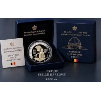 Бельгия 2 евро proof 2026 - Национальный географический институт (NGI)