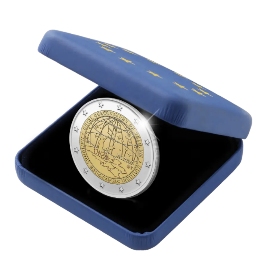 Belgia 2 eurot proof 2026 – National Geographic Institute (NGI)