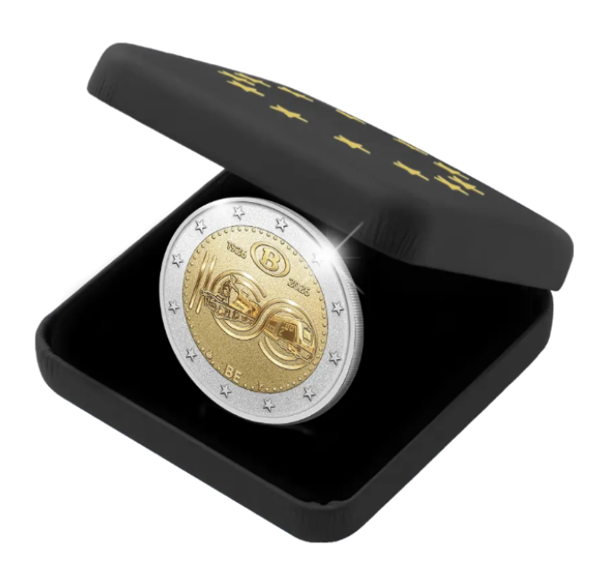 Belgia 2 eurot proof Reverse 2026 – 100 aastat NMBS-i