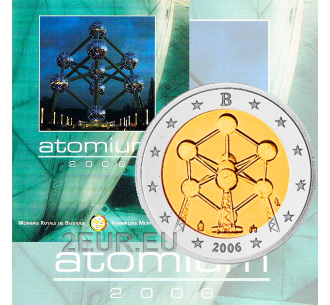 Belgia 2 euro BU 2006 - Atomium Brüsselis 