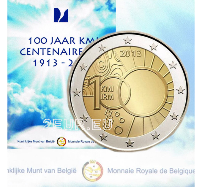 Belgia 2 euro BU 2013 - 100 aastat kuninglikku meteoroloogiainstituuti