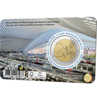 Belgium 2 euro BU 2026 - 100 years of NMBS - FR