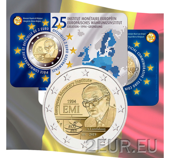 Belgia 2 euro BU 2019 – Euroopa Rahainstituudi 25. aastapäev - FR