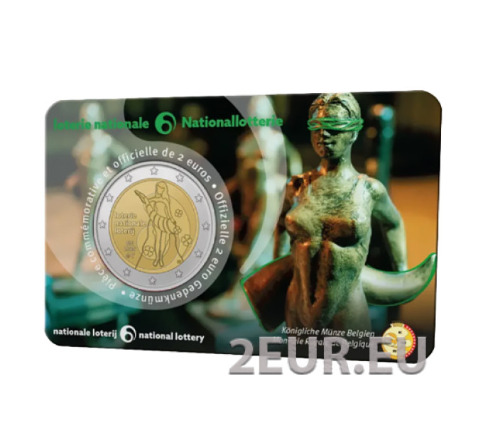 Belgia 2 euro BU 2025 – Belgia riiklik loterii – FR