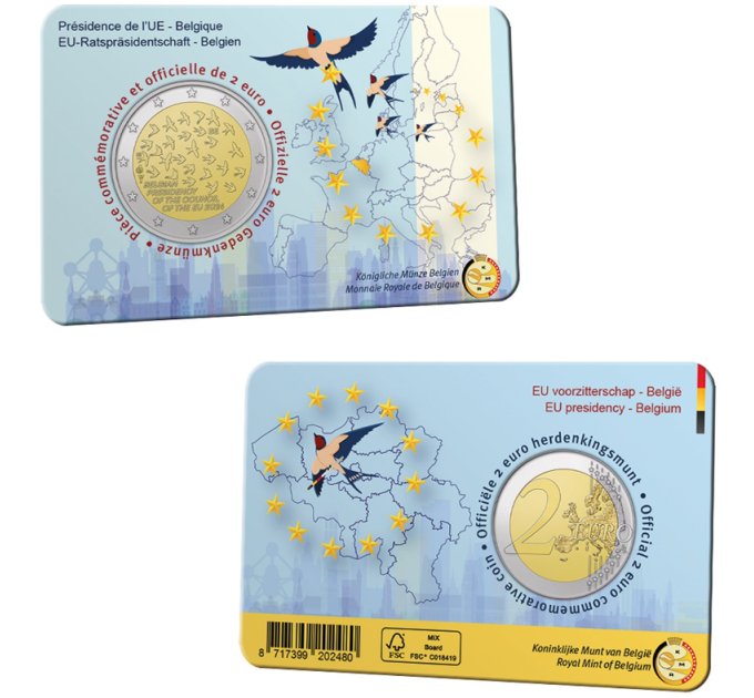 Belgia 2 euro BU 2024 – EL eesistumine – FR+NL