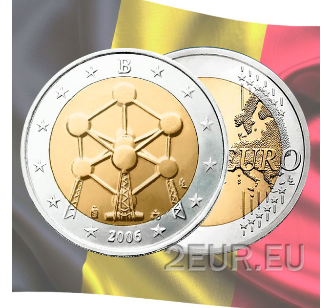 Belgia 2 euro UNC 2006 - Atomium Brüsselis 