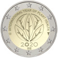Belgia 2 euro UNC 2020 – rahvusvaheline taimetervise aasta 