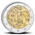 Belgia 2 euro UNC 2022 – tervishoid covid-pandeemia ajal 
