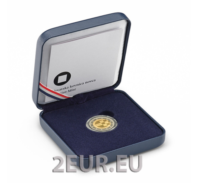 Horvaatia 2 euro PROOF 2023 - Euro kasutuselevõtt Horvaatia ametliku valuutana