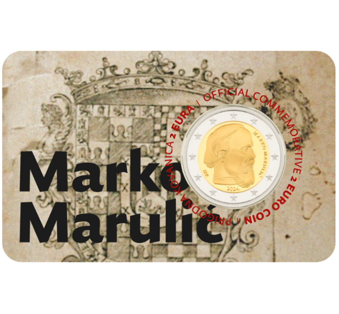 Horvaatia 2 euro BU 2024 - Marko Marulić