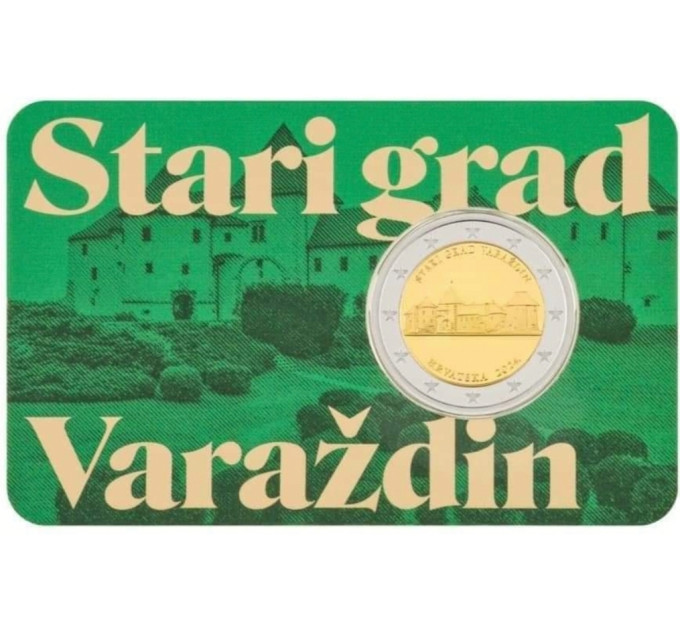 Horvaatia 2 euro BU 2024 - Varazdini vanalinn