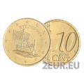 Küpros 10 senti UNC 2014