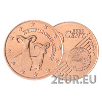 Küpros 2 senti UNC 2018
