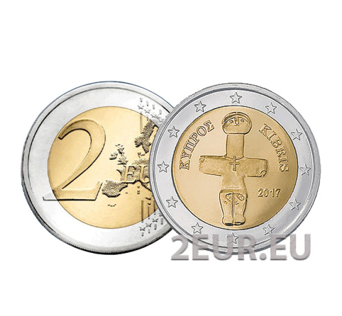 Küpros 2 eurot UNC 2017