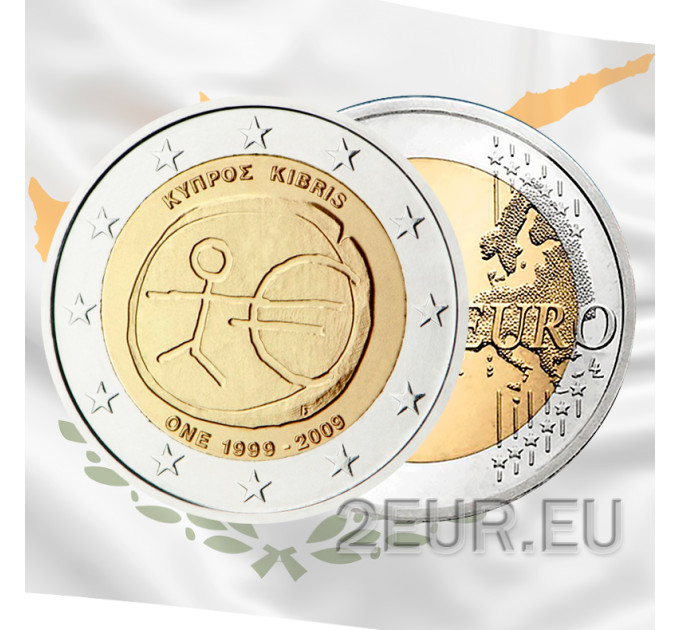 Küpros 2 eurot UNC 2009 – EMU