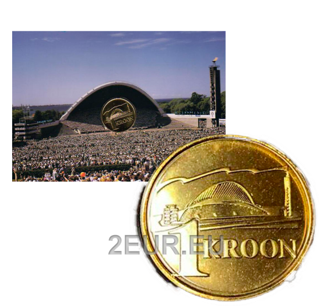 Eesti 1 Kroon BU 1999 - Eesti laulupeo 130. aastapäev