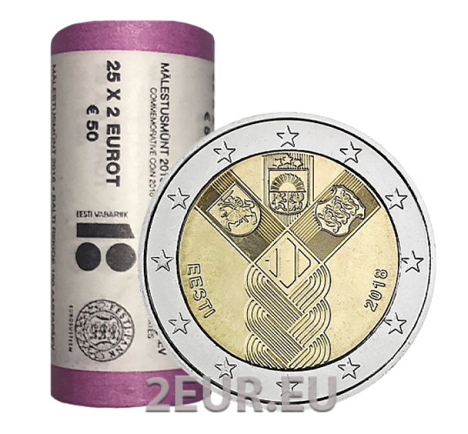 EESTI 2 EURO TROPS 2018 - Balti riigid – 100 aastat iseseisvust