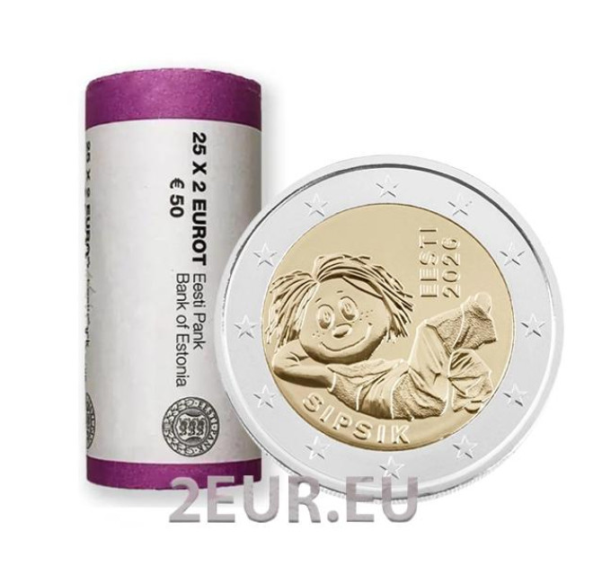 ESTONIA 2 EURO ROLL 2026 - Sipsik