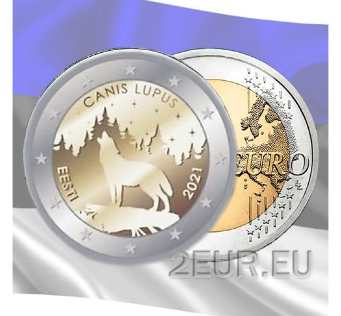 Eesti 2 eurot UNC 2021/2 - rahvusloom - hunt