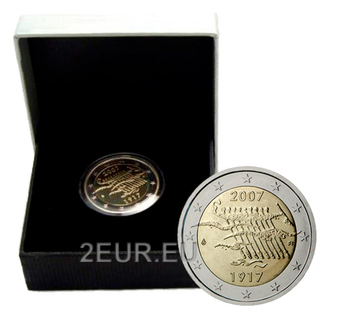 Soome 2 eurot proof 2007 – 90 aastat iseseisvust 