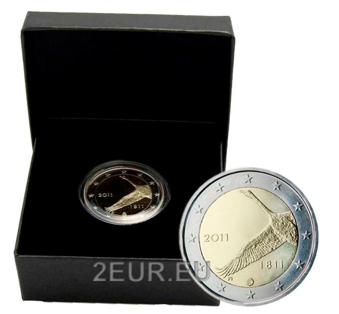 Soome 2 eurot proof 2011 - 200 Years National Bank  