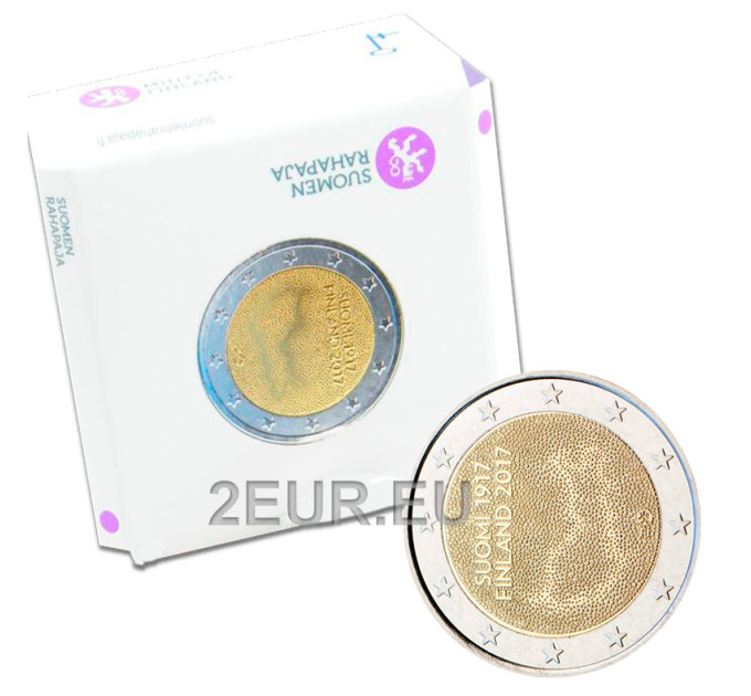 Soome 2 eurot proof 2017 - 100 aastat iseseisvust 