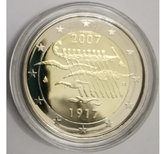 Soome 2 eurot proof 2007 – 90 aastat iseseisvust 