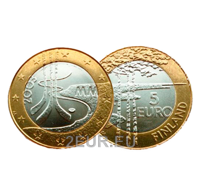 Soome 5 eurot UNC 2003 - 67. Jäähoki maailmameistrivõistlused Soomes