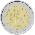 Soome 2 eurot UNC 2024 - Valimised ja demokraatia