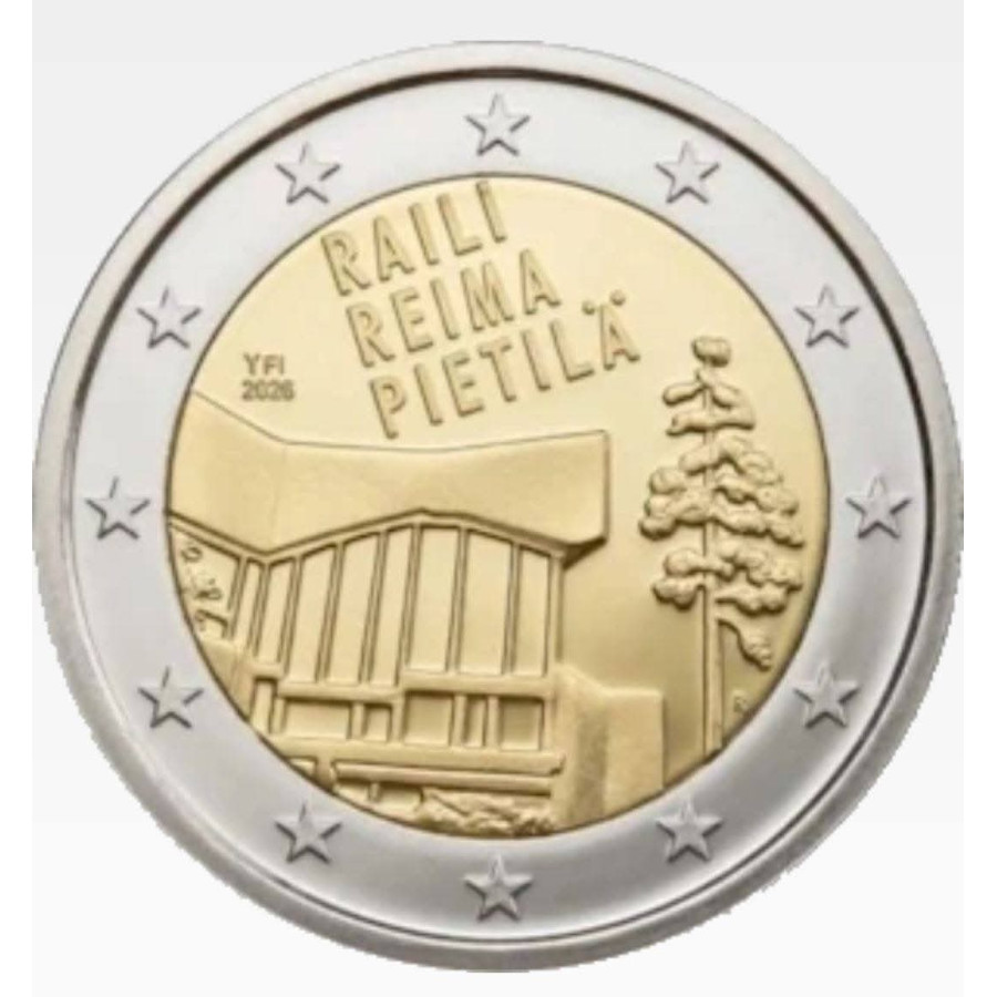 Soome 2 eurot Proof 2026 - Raili ja Reima Pietilä