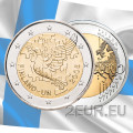 Soome 2 eurot UNC 2005 – 60 aastat ÜRO UNO