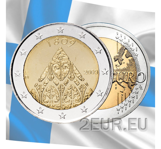 Soome 2 eurot UNC 2009 – autonoomia 200. aastapäev