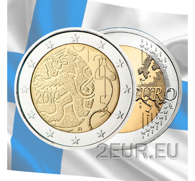 Soome 2 eurot UNC 2010 - 150 aastat Soome raha - Markka