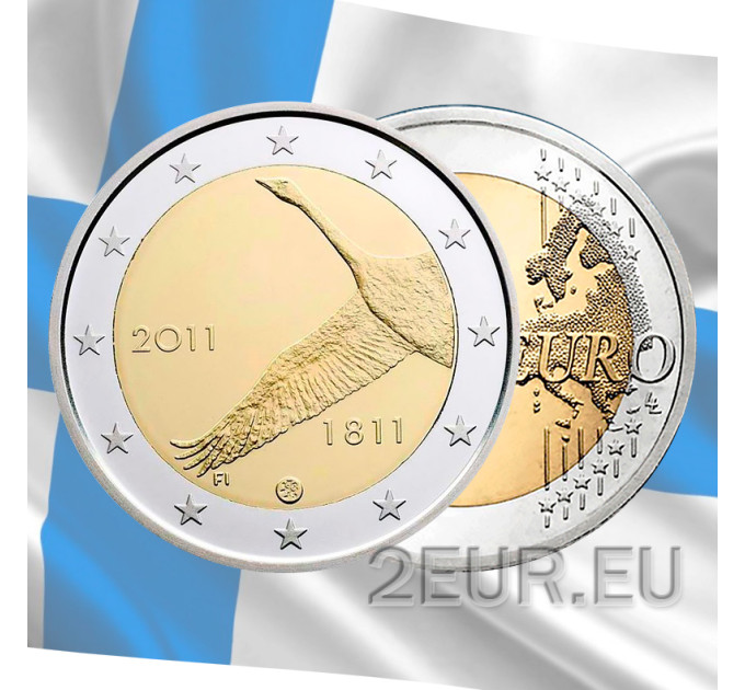 Soome 2 eurot UNC 2011 - 200 Years National Bank