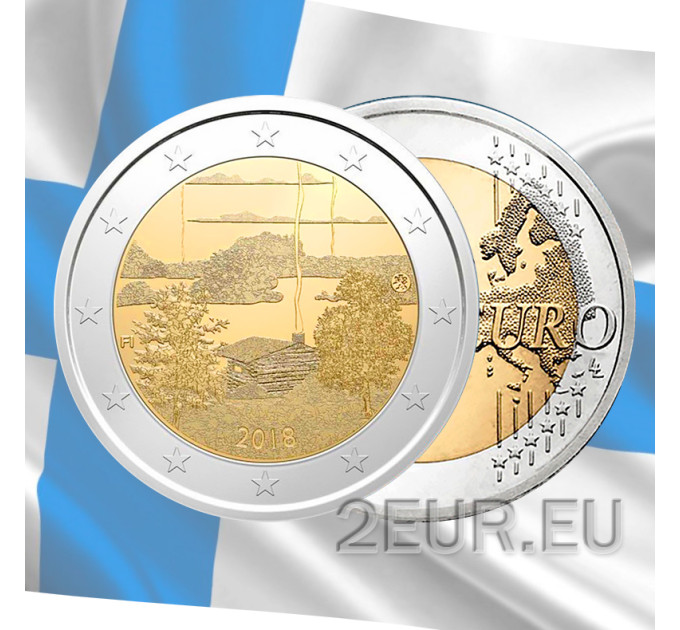 Soome 2 eurot UNC 2018/2 - Soome saunakultuur
